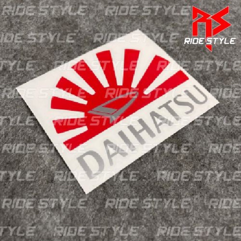 DAIHATSU Car Sticker Windscreen Bumper Side Door Myvi Viva Avy Japan ...