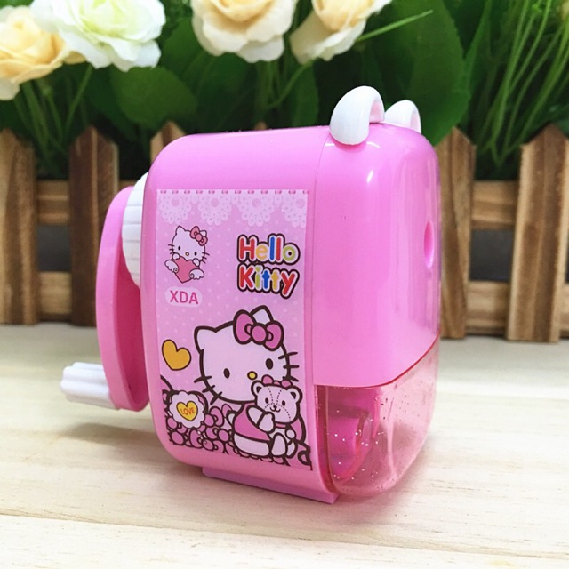 READYSTOCK Hello Kitty Doraemon Rotary Sharpener | Shopee Malaysia