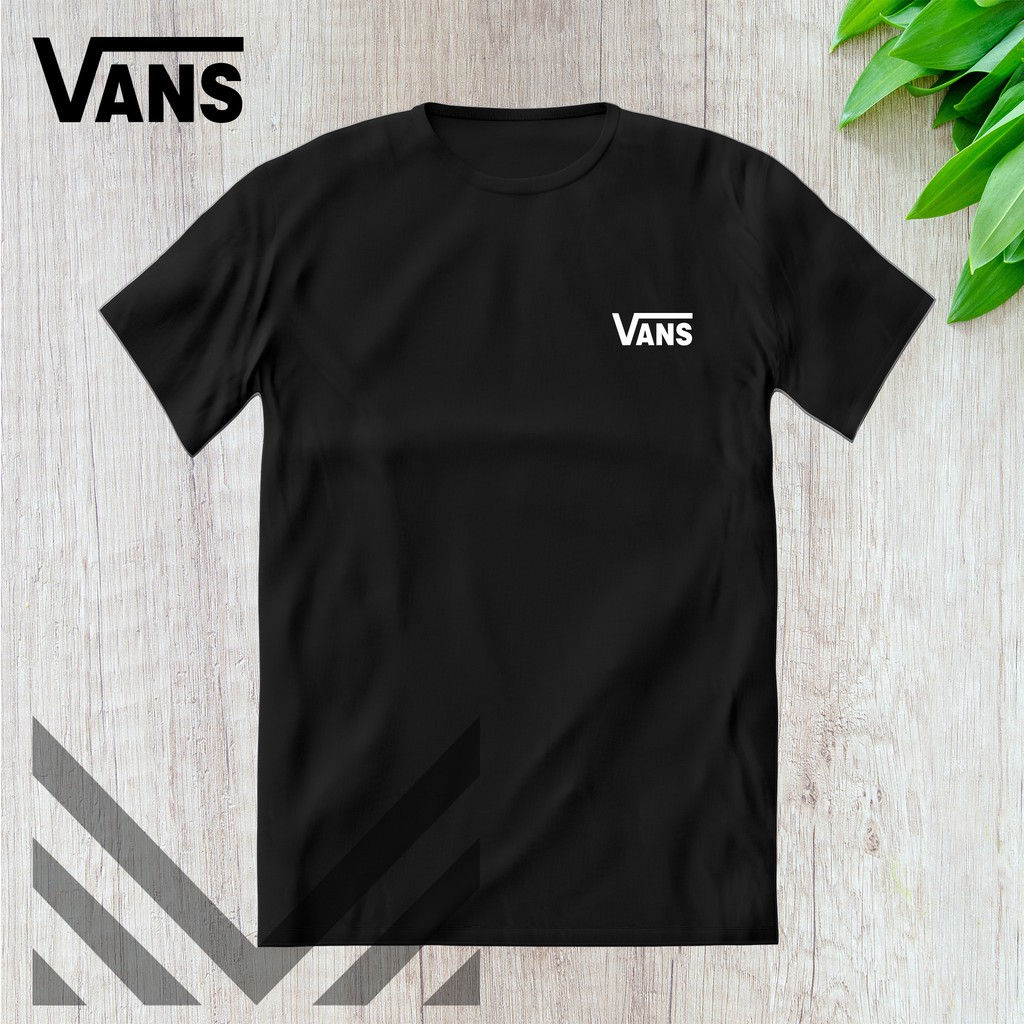 Vans Big Size Unisex T shirt 100 cotton round neck short sleeve baju Vans Shopee Malaysia