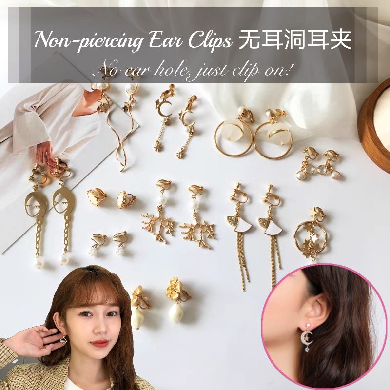 No hole earrings shop