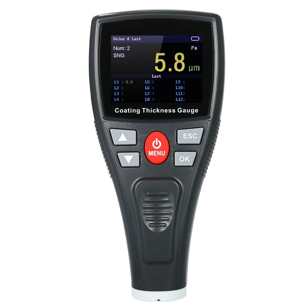 Digital Paint Coating Thickness Gauge Handheld Coatings Thickness ...