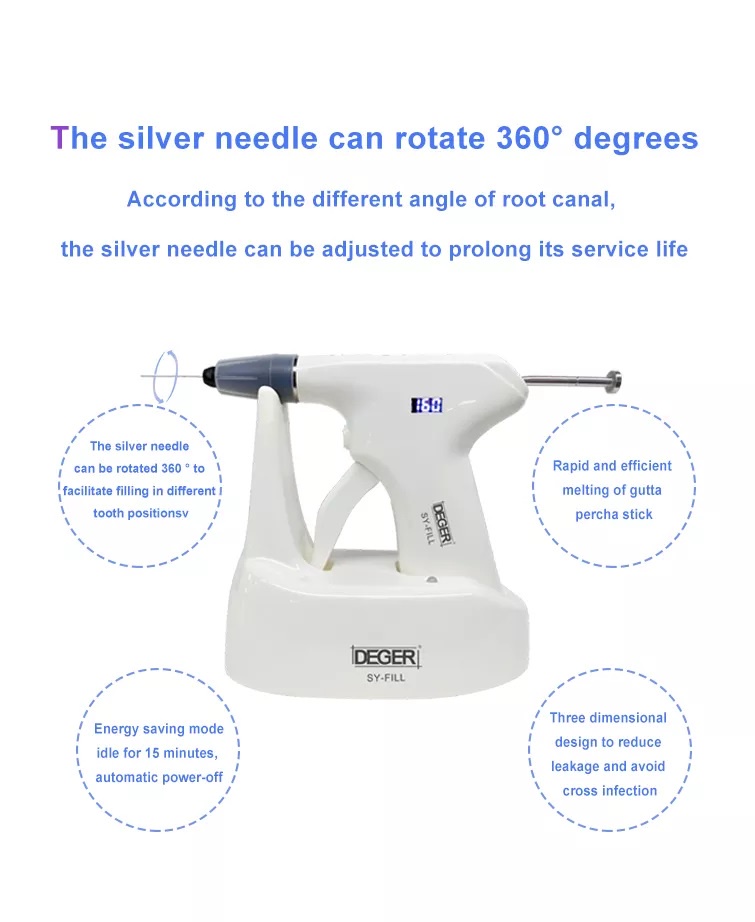 NEW Dental Endo Obturation System Gun Heated Pen Percha Gutta Tips