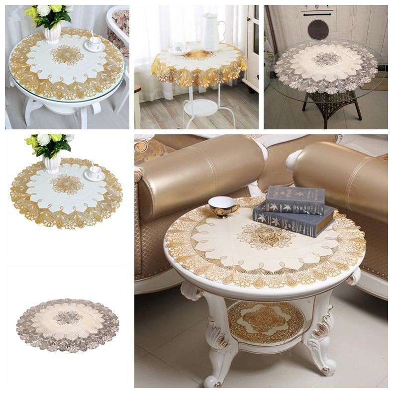 【In stock】70cm Round Tablecloth Oil-proof Disposable Anti-scald Coffee ...