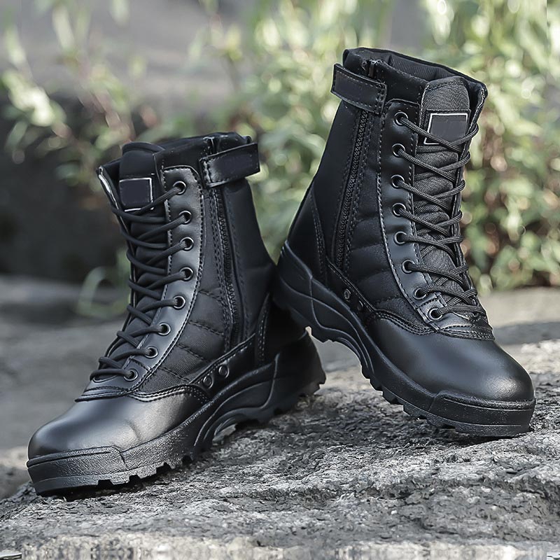 Combat Swat Army Military Hiking Tactical Boots Kasut Operasi Shopee Malaysia