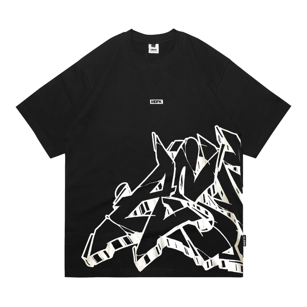 MDFK Ashtwo Outline graffiti Tshirt full print | Shopee Malaysia