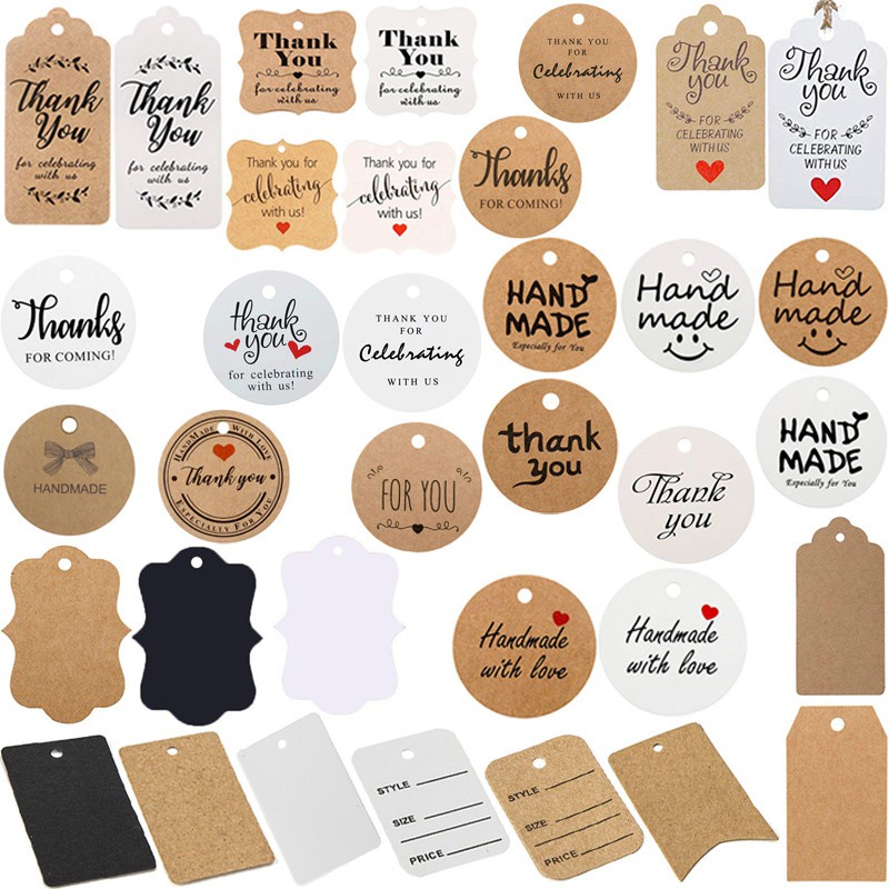 50PCS Thank You Tags For Supporting My Small Business Thank You For  Celebrating With Us Hang