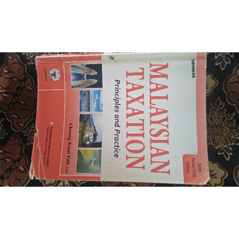 Malaysian Taxation Principles And Practice(choong Kwai Fatt) | Shopee ...