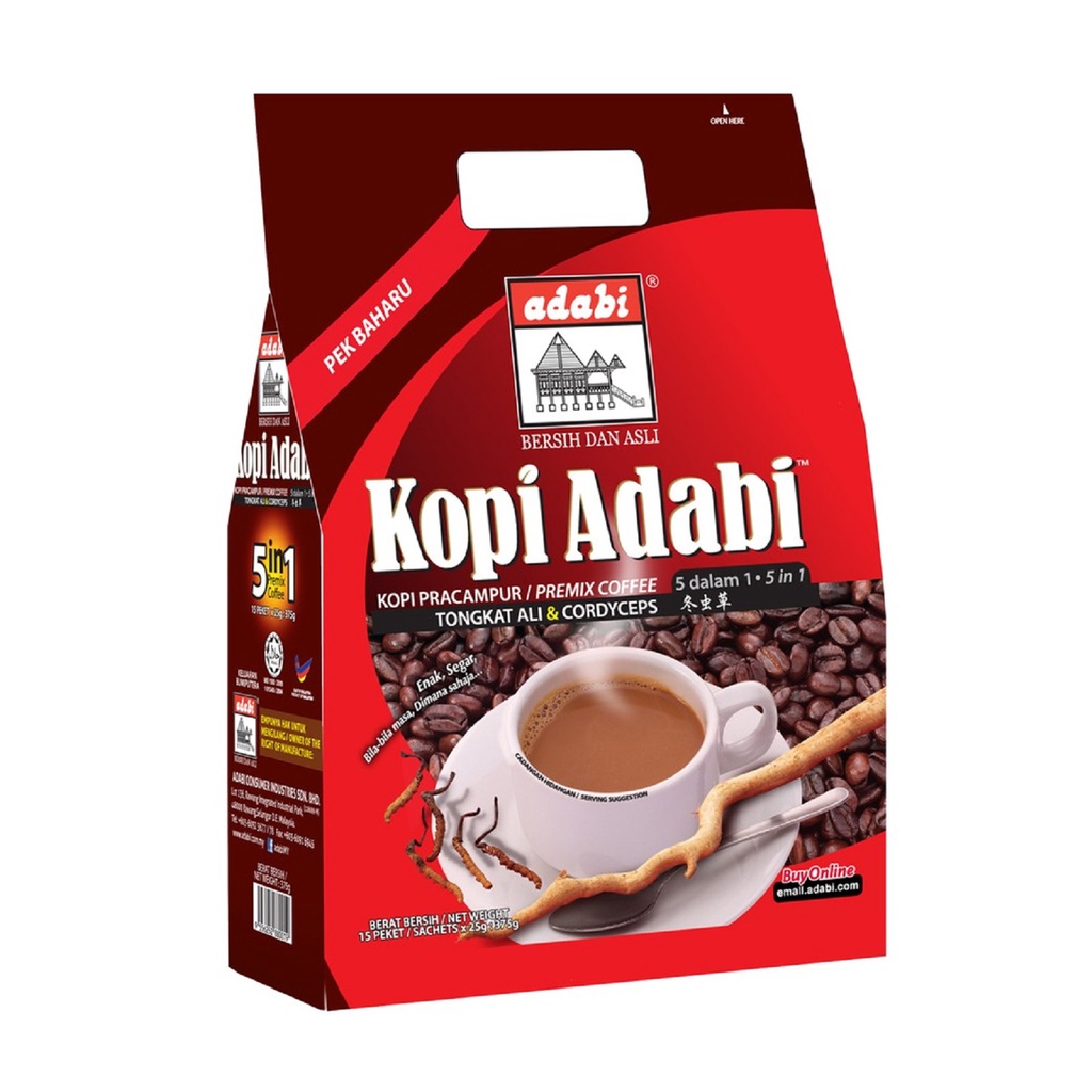 Adabi Coffee 5in1 (15's x 25g) | Shopee Malaysia