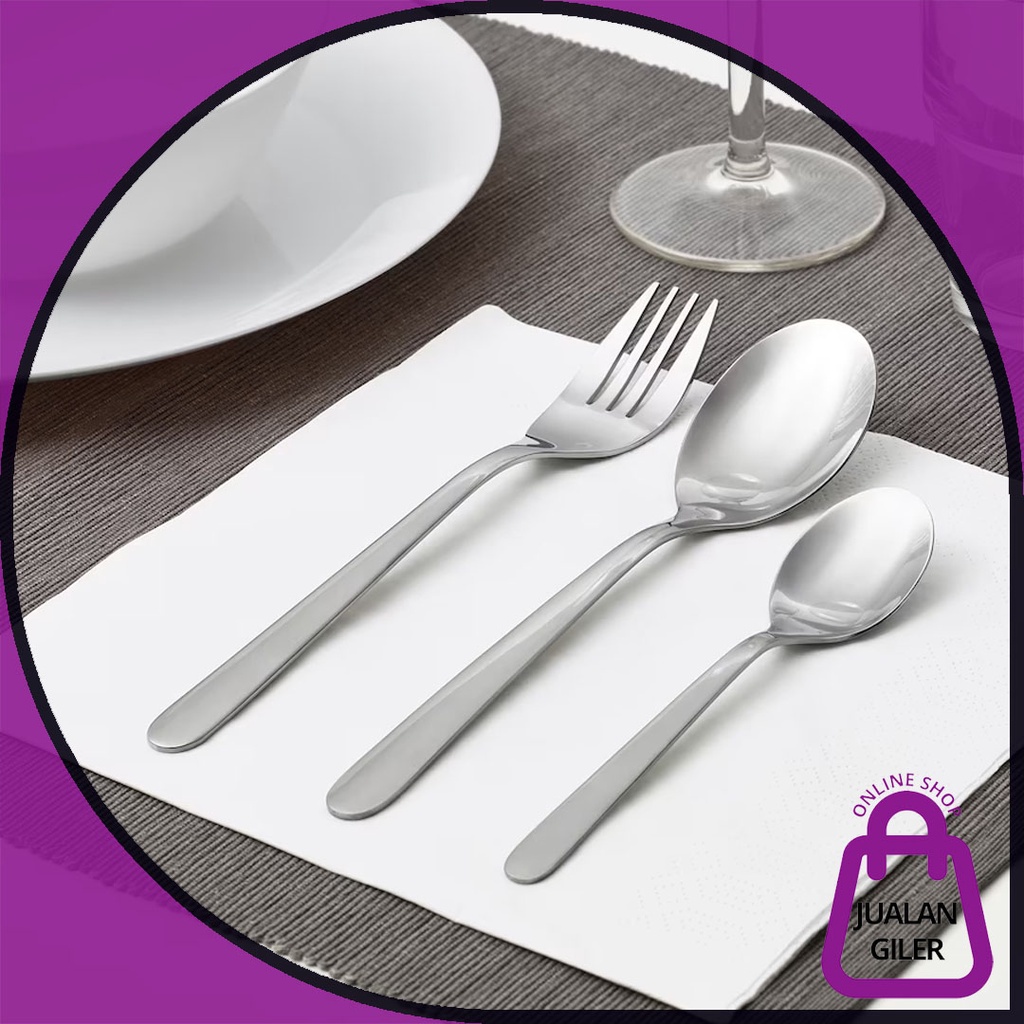 [12PIECE CUTLERY SET] IKEA MOPSIG CUTLERY SET IKEA CUTLERY SET SPOON