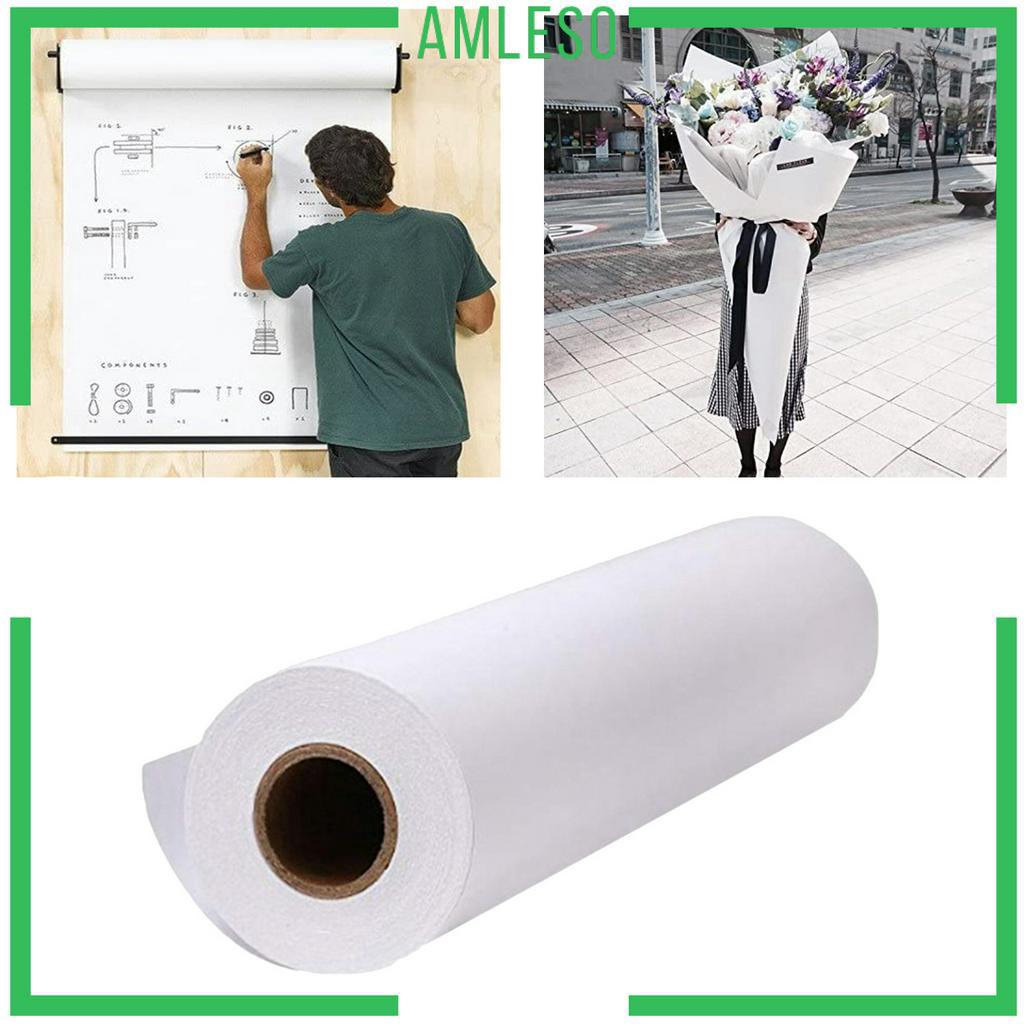 [amlesoMY] 10/20/30m Easel Paper Drawing Paper Roll for DIY Watercolor