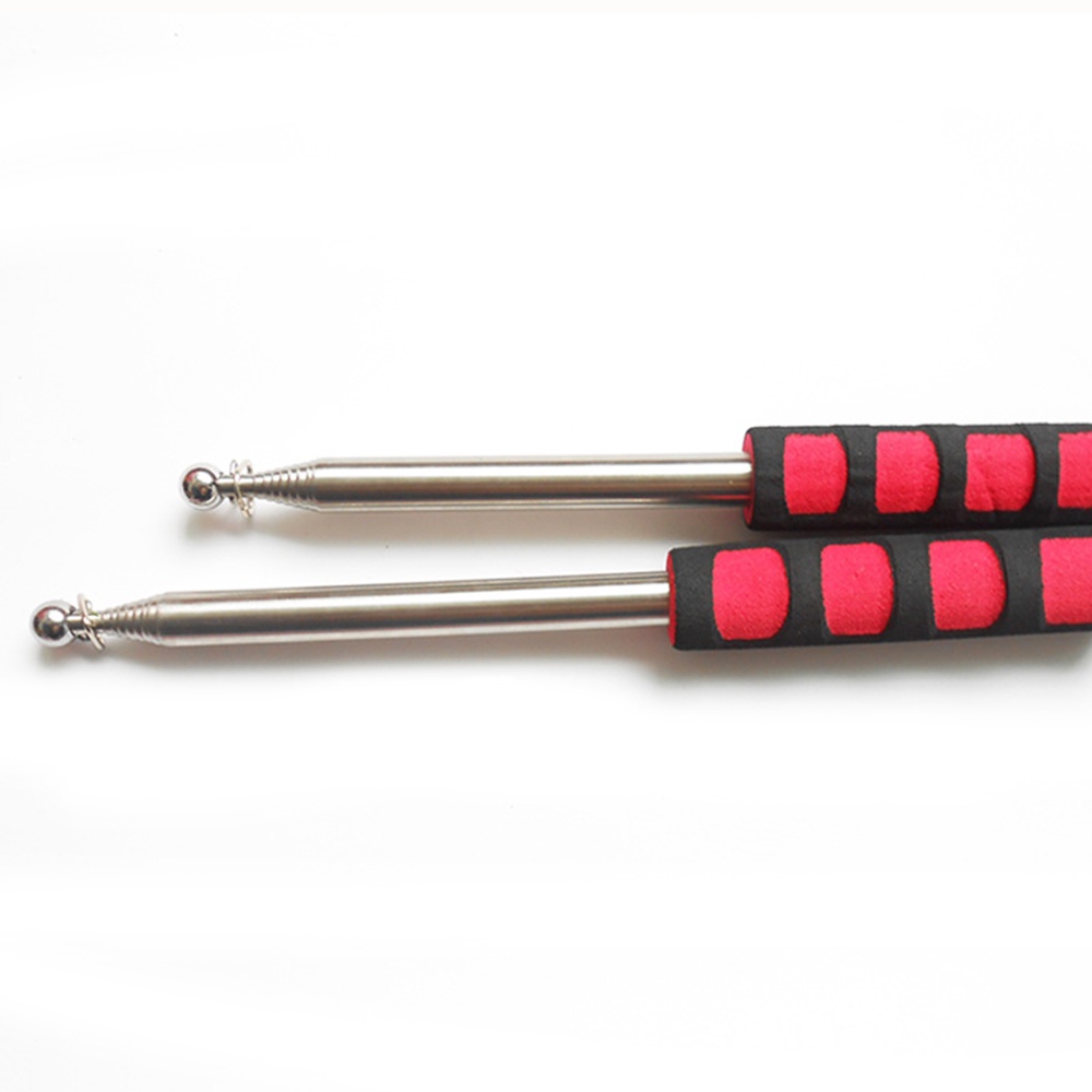 READY 120 CM Telescopic Guide Flag pole Sponge Handle Stainless Steel ...