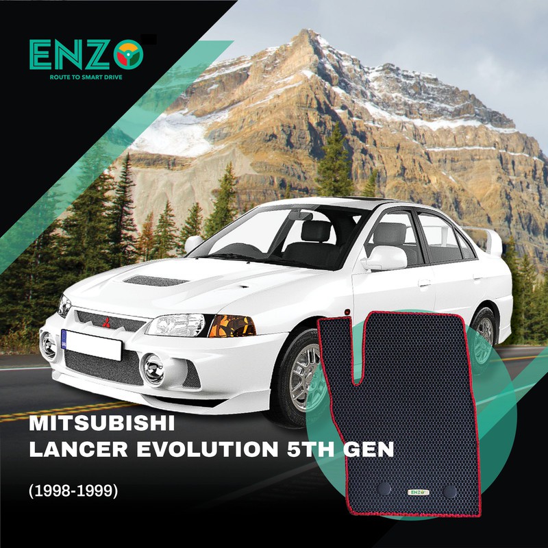 Mitsubishi Lancer Evolution 5th Gen - Enzo Customised Car Mat | Shopee ...