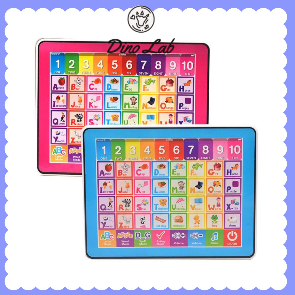 Kids early learning mini pad ypad English educational tablet pad ...
