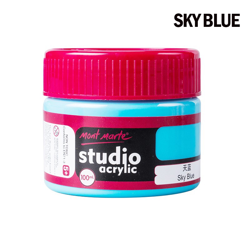 Mont Marte Studio Acrylic Paint Cat Arkilik Nontoxic Paint Waterproof