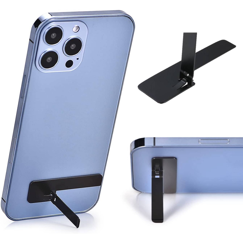 Ultra-Thin Invisible Phone Kickstand/Universal Metal Foldable Self ...