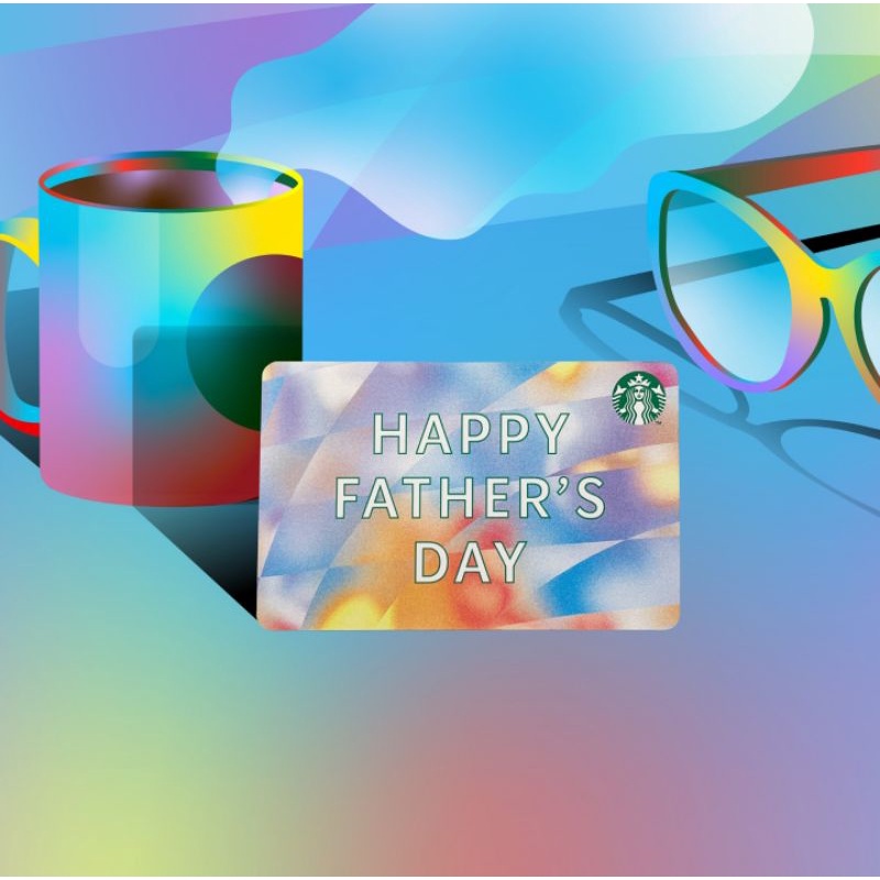 Starbucks Malaysia Limited Edition Happy Father's Day Card Shopee