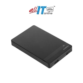 Fideco 2.5 Inch USB 3.0 Hard Transparent Black Drive Disk HDD External Enclosure Case (MR148BK)