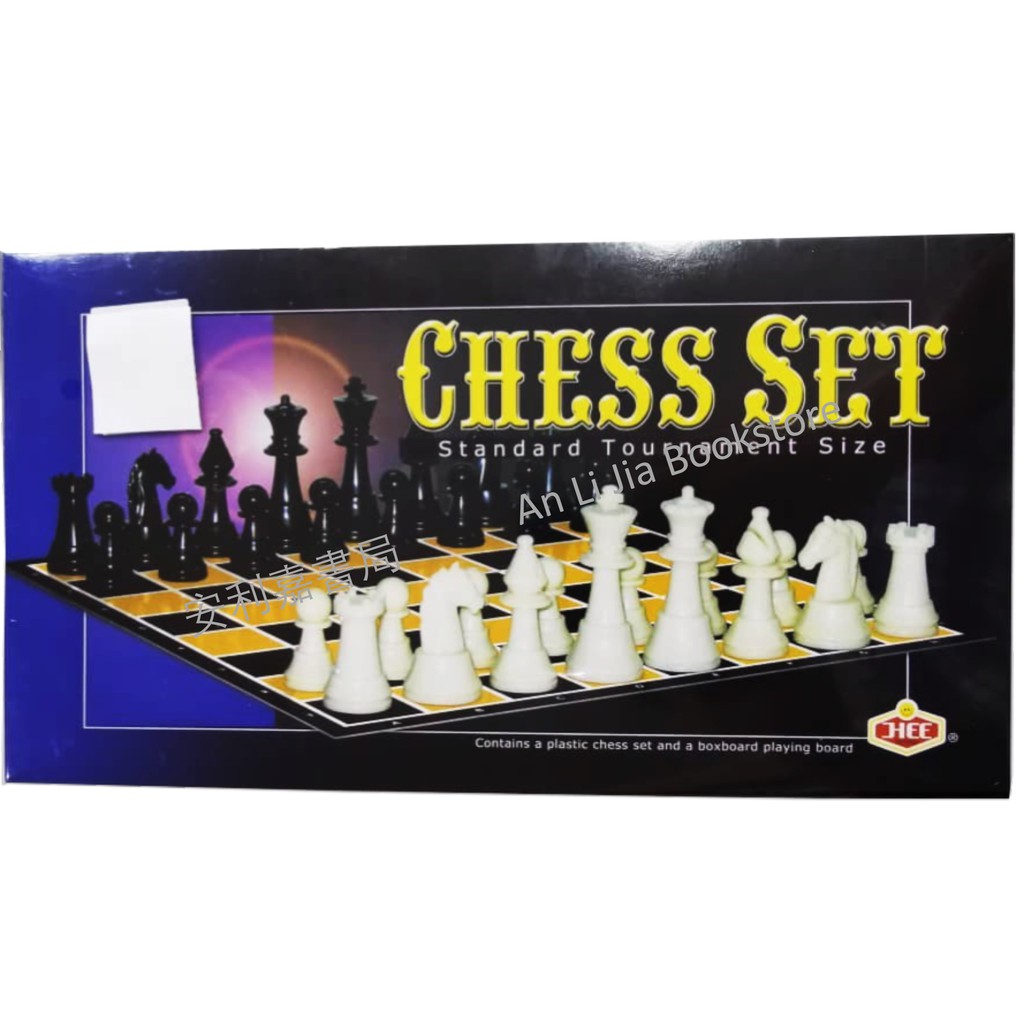 Chess Set Standard Tournament Size HT 9999 / Set Permainan Catur ...