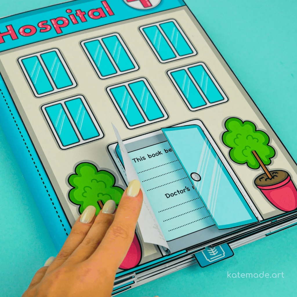 Hospital Paper Dollhouse | Shopee Malaysia