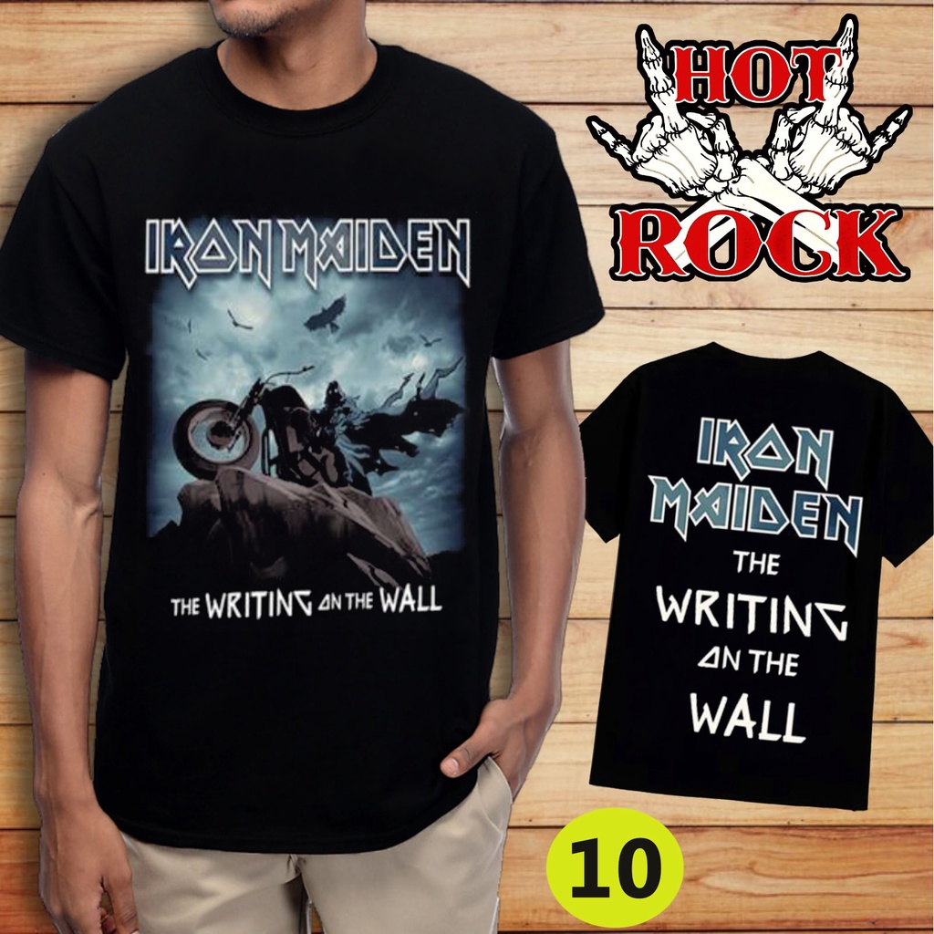 Iron Maiden / Hot Rock TShirt Band 100 Cotton Shopee Malaysia