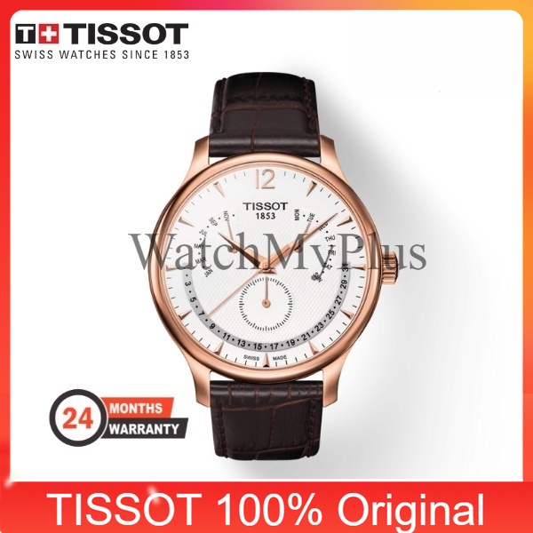 READY STOCK Tissot Gents T0636373603700 Tradition Perpetual