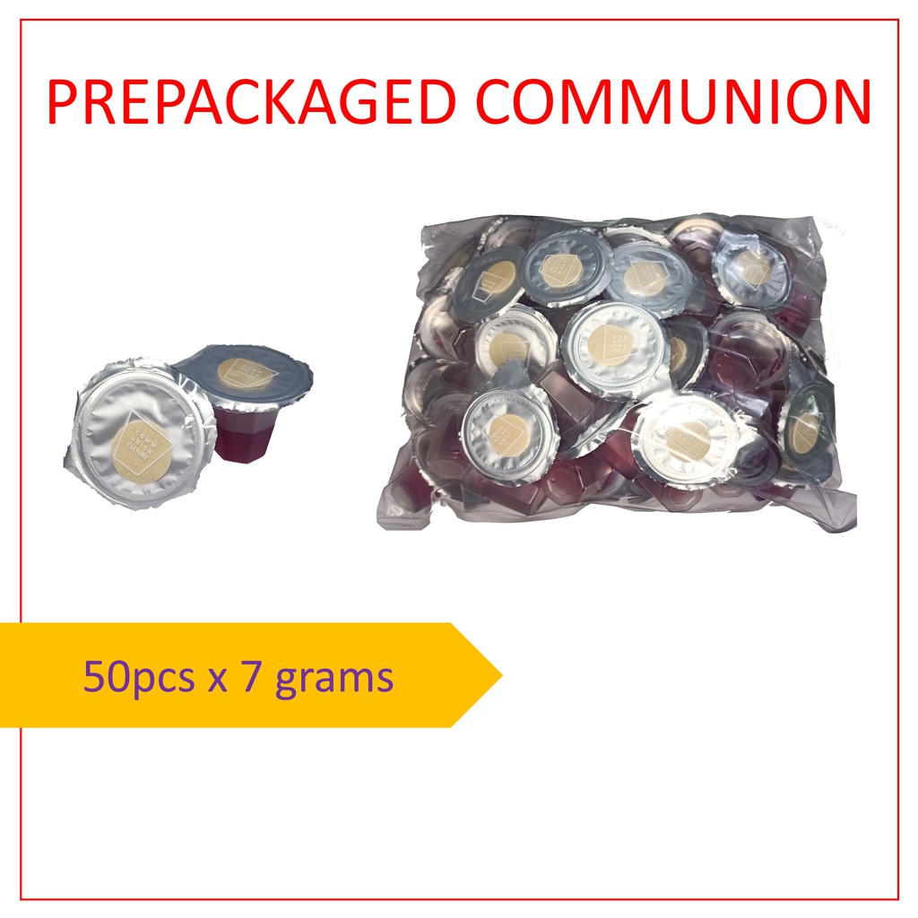 Communion Cup Prepack with Grape Juice and Wafer (50pcs) | Shopee Malaysia