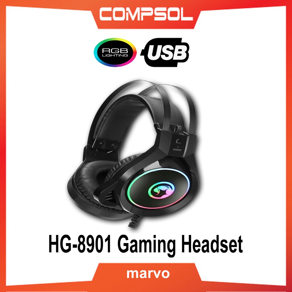 MARVO Scorpion HG8901 Stereo Sound RGB LED Gaming Headset