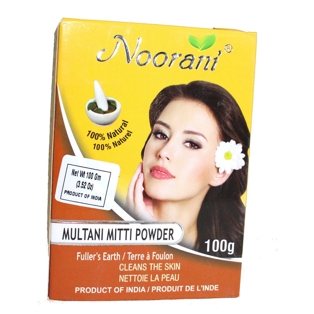 NOORANI MULTANI MITTI POWDER / Fuller's Earth 100G Shopee Malaysia