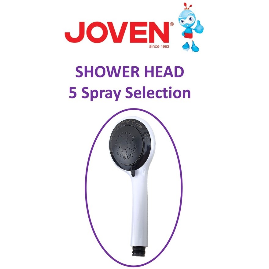 JOVEN / CENTON H Water Heater Shower Head (5 Sprays). Shopee Malaysia