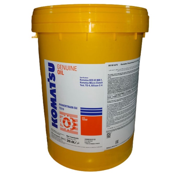 Komatsu Genuine Oil TO10 (20L) Shopee Malaysia