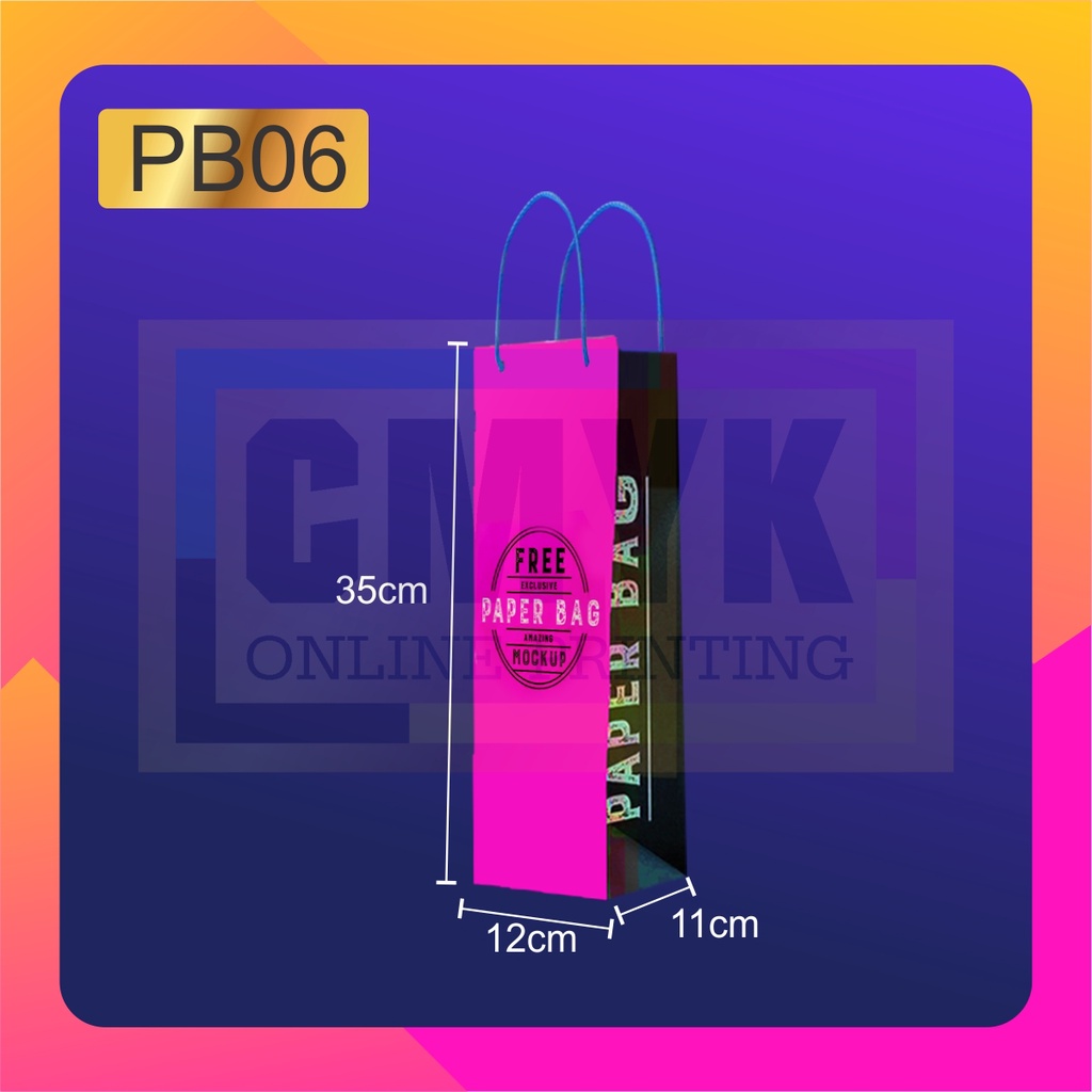 [HARGA KILANG] Paper Bag Custom Printing Material 157gsm Art Paper
