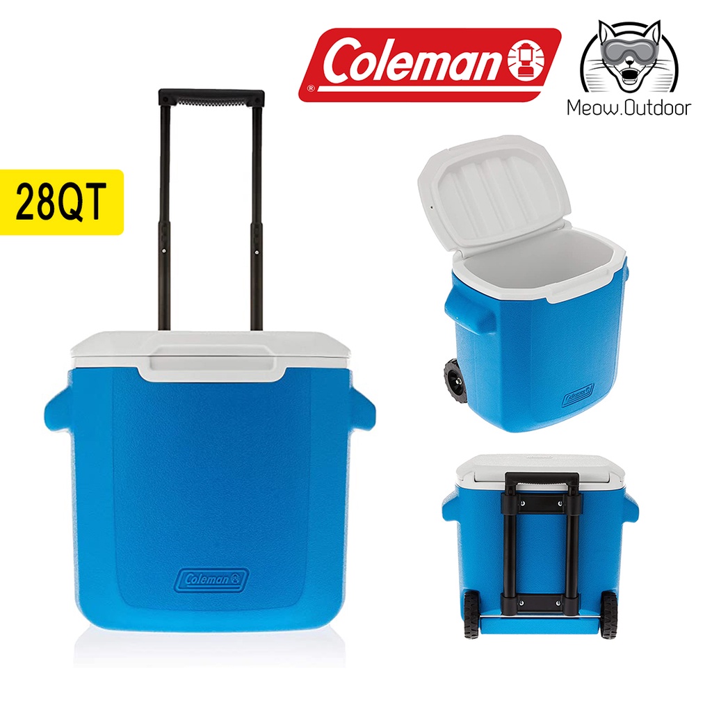 Coleman 28 qt wheeled 2024 cooler