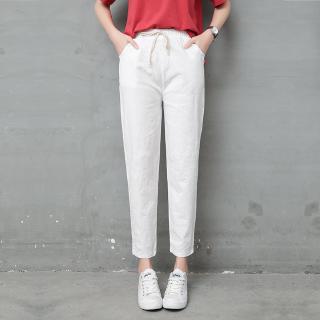 HYPOWELL Women's Cotton Linen Loose Pants for Casual Malaysia