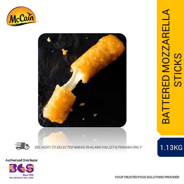McCain Battered Mozzarella Sticks Frozen Appetizers 1.13kg Shopee