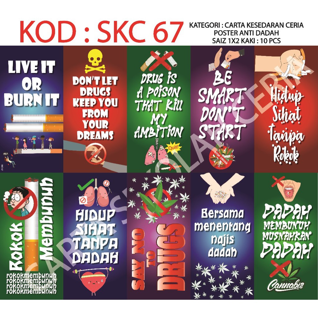 Buy poster dadah Online With Best Price, Aug 2026 | Shopee Malaysia