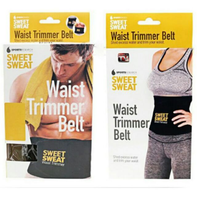 Sweet Sweat Waist Trimmer Belt - Black