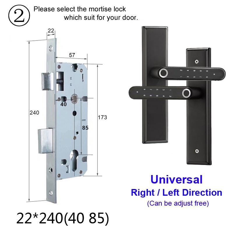 EASY Installation | 2022 New Tuya Smart Bluetooth Digital Gate Lock ...