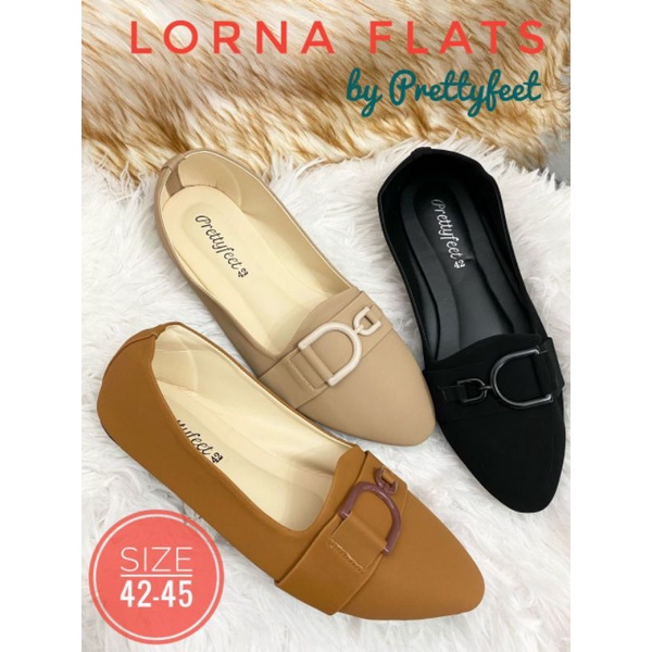 🔥Ready Stock🔥 LORNA Big Size Shoe Plus Size Pump 42 to 45 Comfortable