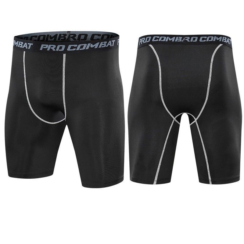Tight Pants Men Pro Combat Shorts Compression All Blacks Running Bodybuilding Fitness Fast Dry Shopee Malaysia