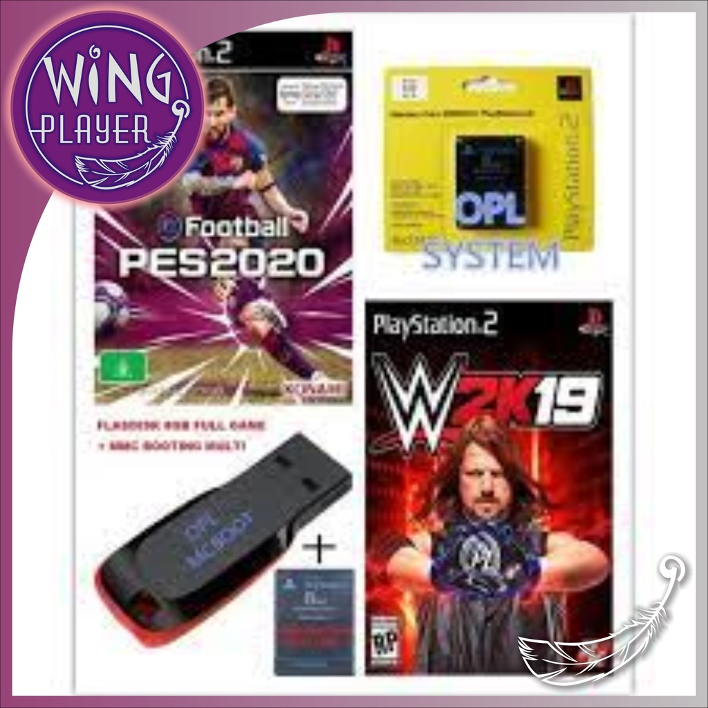 PS2 Memory Card with Free Mcboot +OPL+PES2021+WWE2K20 | Shopee Malaysia