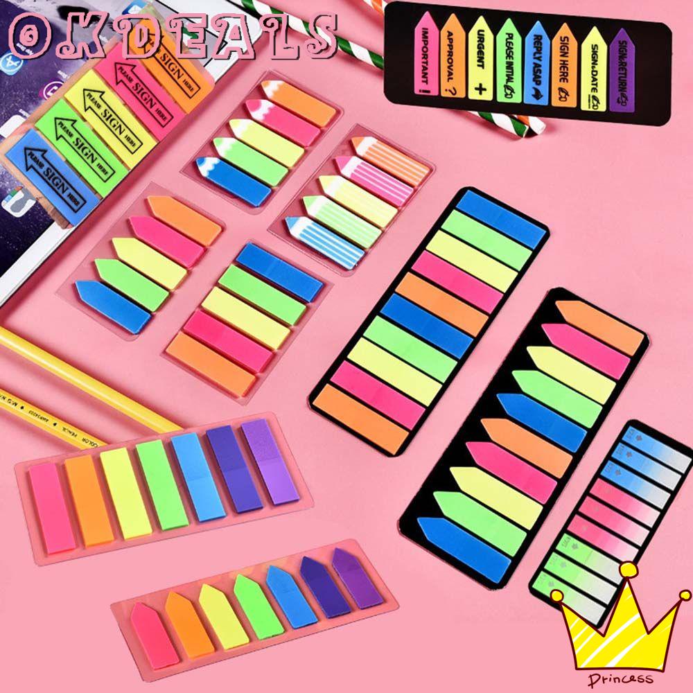 OKDEALS Self Adhesive Memo Pad Office & School Supplies Notepad Sticky