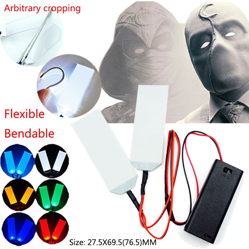 K di luci per occhi a Led fai da te per maschera per casco