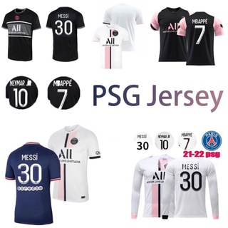 PSG Jersey Kids Paris Jersey, 2023 New Football Jersey Kit for Kids Adults  Football Training Jerseys, #7 10 30 Messi Mbappe Neymar Jersey
