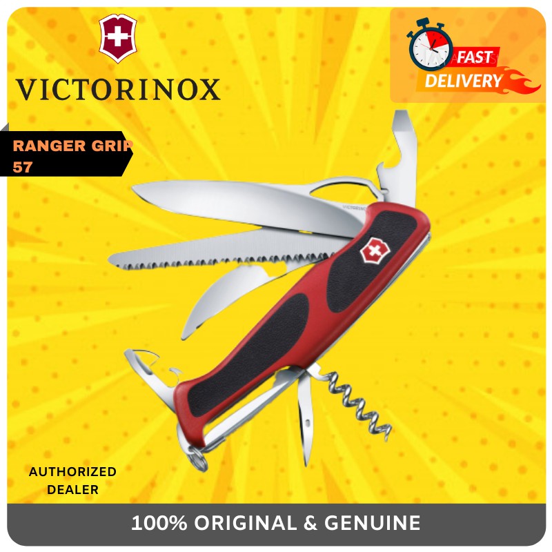 🔥100 ORIGINAL🔥 Victorinox Ranger Grip 57 Hunter Multitool Plier 0.9583