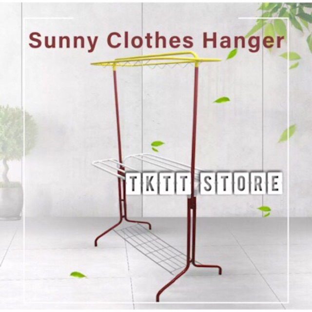 TKTT 3V Sunny Clothes Drying Rack Towel Super Hanger Indoor Outdoor 9 ...