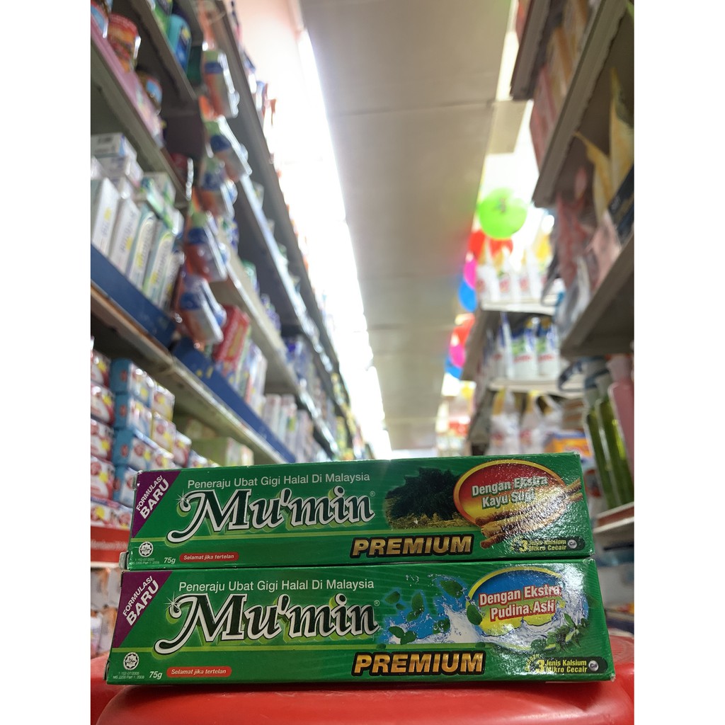 Mu'min Halal Toothpaste(Pudina Asli/Kayu Sugi)(75g) | Shopee Malaysia