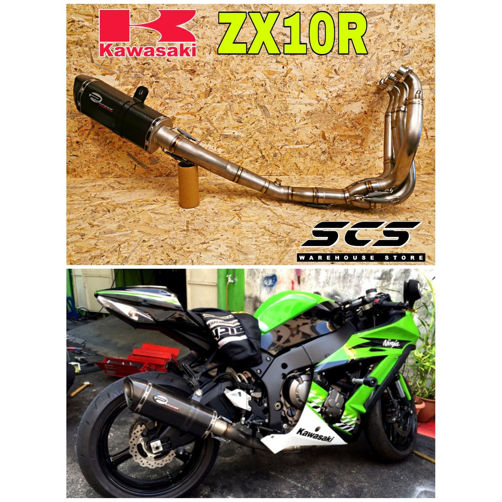 ZX10 Full System Titanium Exhaust Kawasaki ZX10R Proformance Superbike