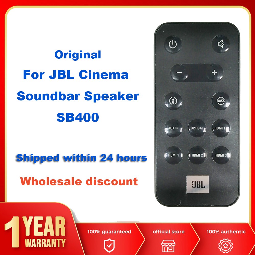 Original Remote Control For JBL Cinema Soundbar Speaker System For SB400 Sound Bar 433 MHz
