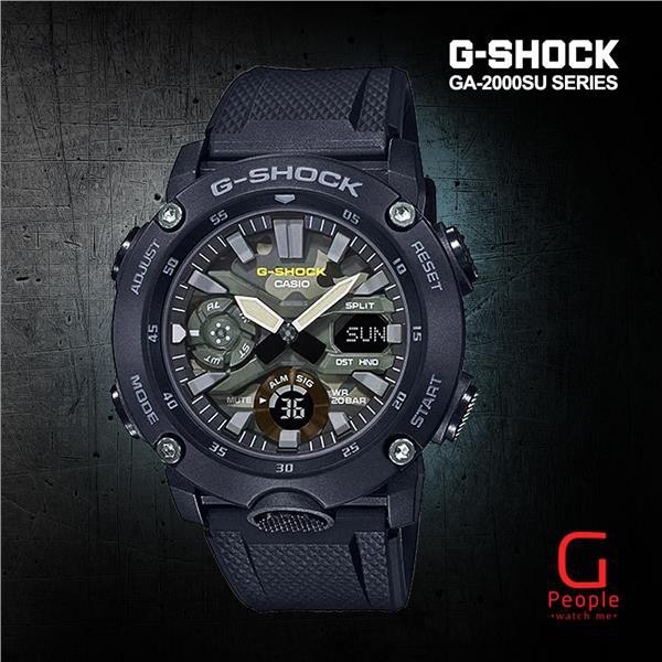 CASIO G-SHOCK GA-2000SU-1ADR / GA-2000SU-1A / GA-2000SU / GA-2000 WATCH  100% ORIGINAL | Shopee Malaysia