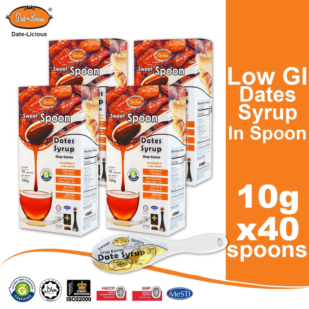 Date-Licious Low GI Date Syrup in Spoon (40 Spoons) | Shopee Malaysia